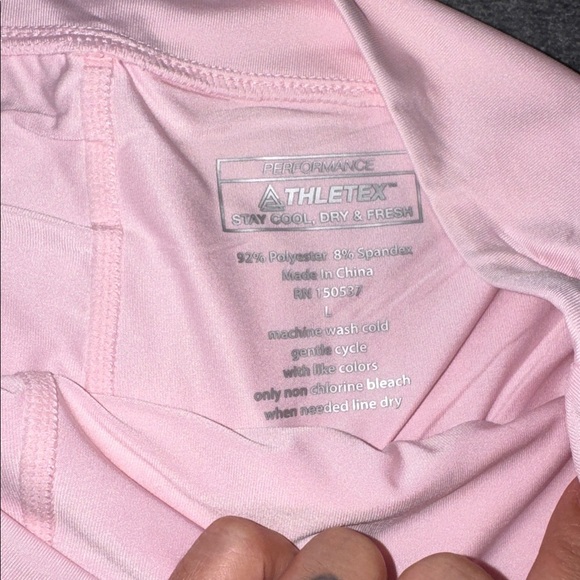 Thletex- NWT Women’s Pink Tennis Pleated Skirt with Built in Shorts Size Large - Picture 5 of 11